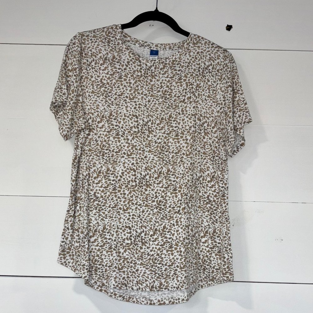Old Navy LUXE Animal Print Tee